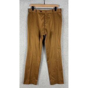 Scavini Pants Mens 32" Waist Brown Luxury Made Italy Size 44 Brisbane Moss